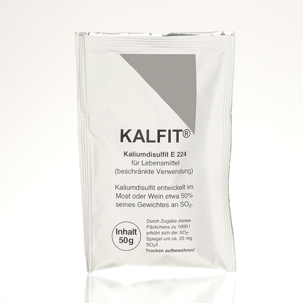 KALFIT® - Kaliumdisulfit E224 im 50 Gramm Beutel - Flaschenbauer